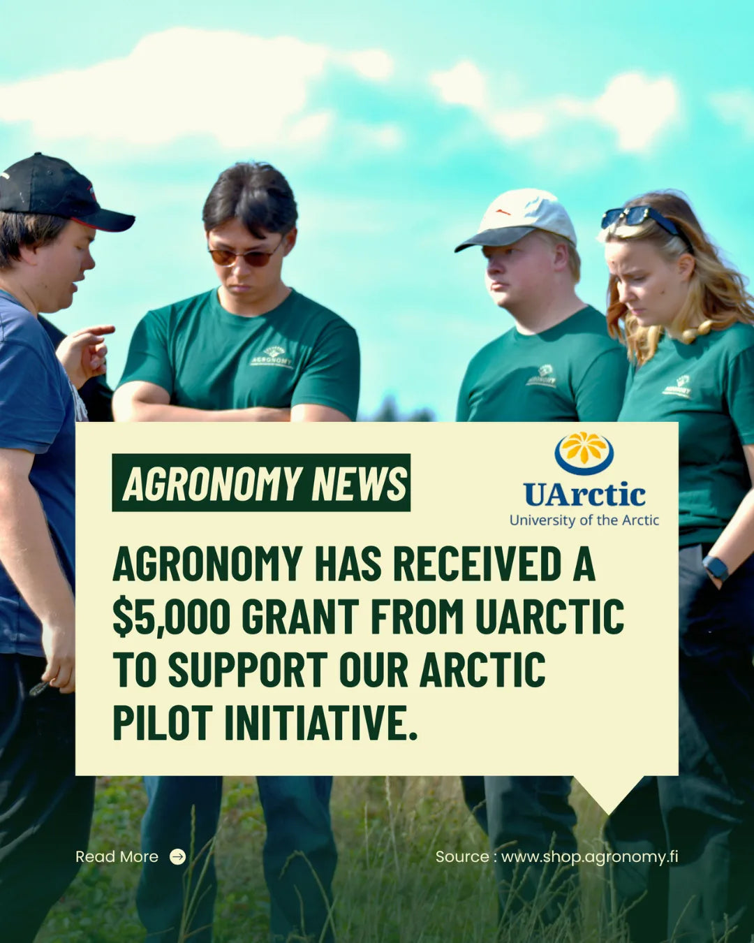 Agronomy Secures UArctic Grant to Advance Traceable Arctic Food Systems