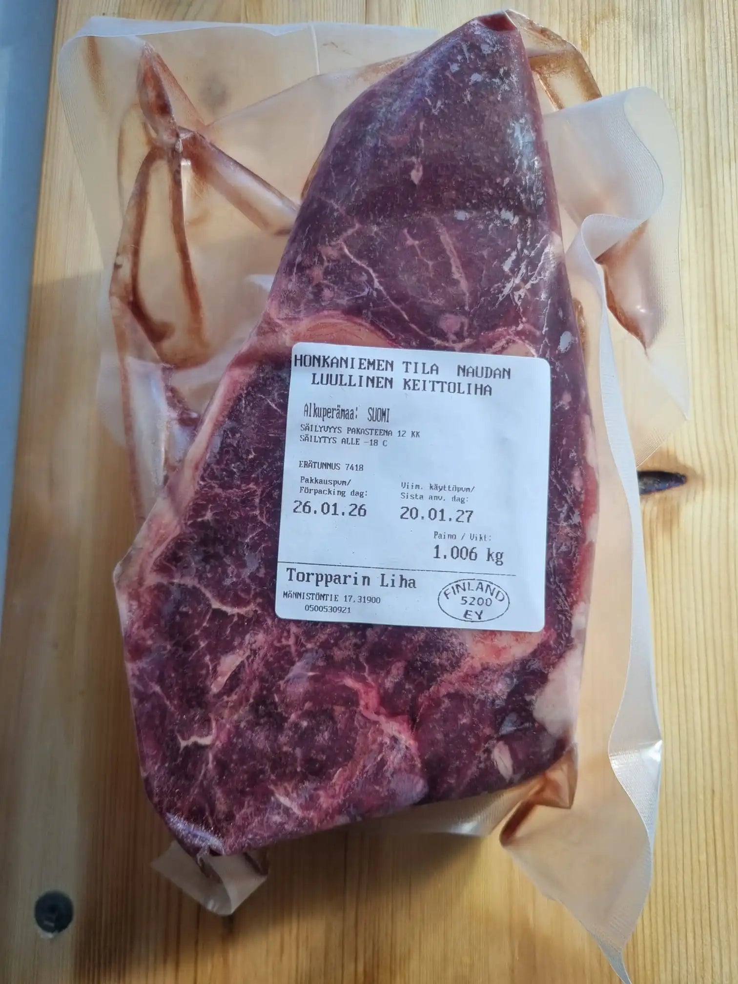 Luullinen keittoliha (n. 1kg)