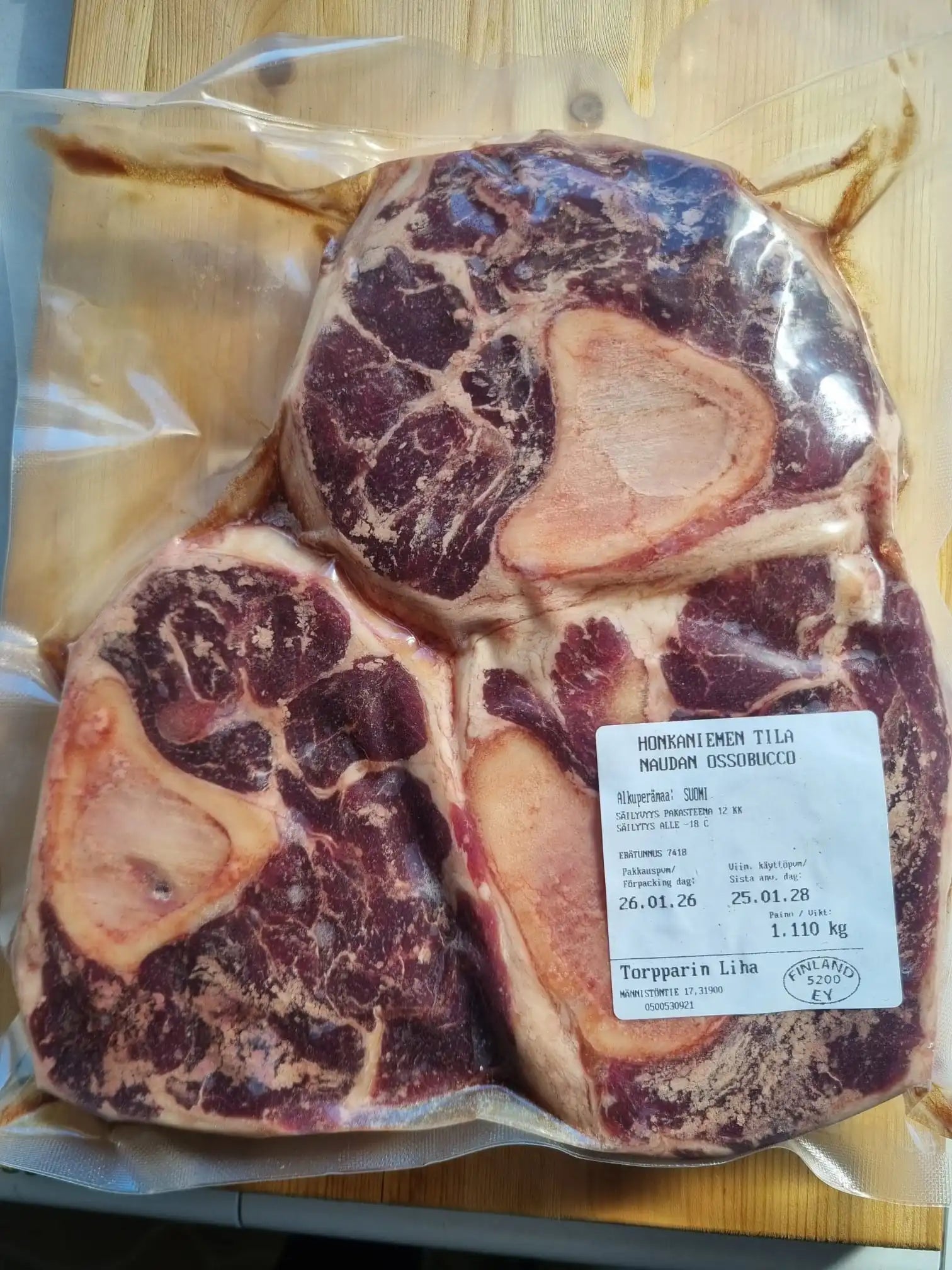 Ossobucco (Naudan potkakiekko)